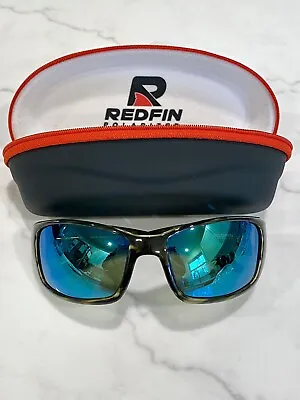 Redfin Polarized Sunglasses Fishing Wassaw Driftwood Amber Green Zeiss Lens • $199