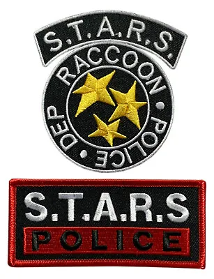 Resident Evil S.T.A.R.S Raccoon Police Patch (2PC Bundle -Iron On Sew On-ST1) • $11.99