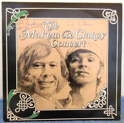 Signed Vintage 1977 Double LP Album THE TOMMY MAKEM & LIAM CLANCY CONCERT Irish • $75