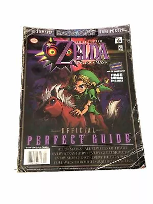 Legend Of Zelda:Majora's Mask Official Perfect Guide Versus BLOCKBUSTER No Poste • $39.97