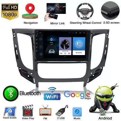 Android Car GPS Navi Player Wifi Stereo Radio For Mitsubishi Triton L200 2015-20 • $234.06