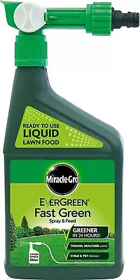 Miracle-Gro 119665 EverGreen Fast Green Spray & Feed Liquid Lawn Food 1... • £13.48