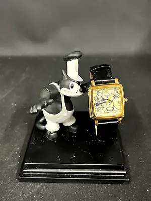 Walt Disney  Everlasting Time  Steamboat Willie Watch & Statue LE 2459/7500 • $120