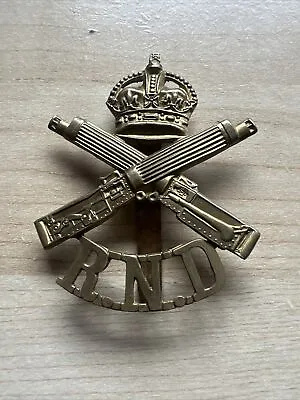 Tb193- RND Royal Naval Division Machine Gun Corps Slider Cap Badge • £49.99