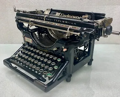 Antique 1924 Underwood 14  Wide Carriage Model 3 Vintage Typewriter 502512-14 • $475