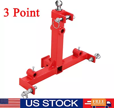 3 Point Trailer Hitch With 2  Receiver Hitch And Gooseneck Trailer Ball Drawbar • $158.33