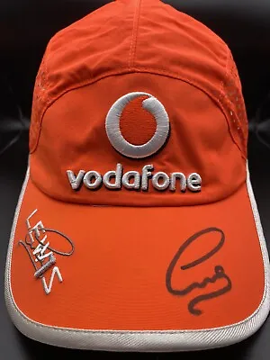 Signed Lewis Hamilton 2009 Mclaren Vodafone Mercedes Formula One F1 Cap Hat • $398