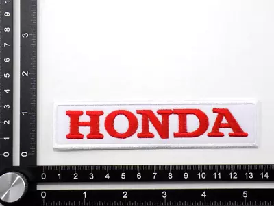 HONDA EMBROIDERED PATCH IRON/SEW ON ~5  X 1-1/8  SHADOW VTX REBEL XR VFR F6B TRX • $7.99