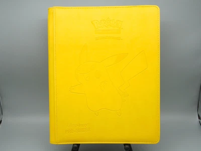 $25 • Buy 2019 Pokemon Ultra Pro Binder 9 Pocket/360 Card Premium Pikachu Leatherette