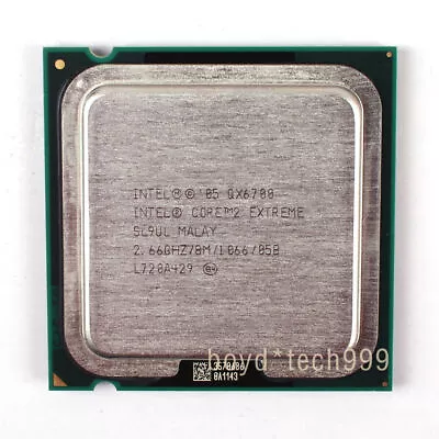 INTEL CORE 2 EXTREME QX6700 PROCESSOR 2.66GHZ/1066（SL9UL）LGA 775/Socket T CPU • $25.78