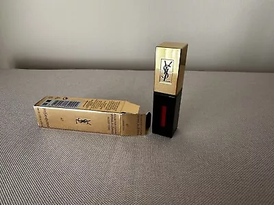 Yves Saint Laurent Rouge Pur Couture Vernis A Levres No.47 Carmin Tag Glossy • £27