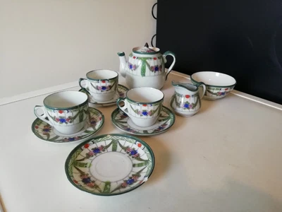 £10 • Buy A Hand Painted Japanese Bone China Part Tea Set