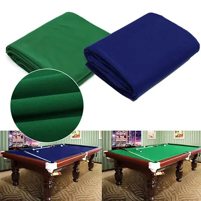 Pool Table Game Eight Ball Billiard Cloth Snooker Accessories 11.15ftX4.7ft • $57