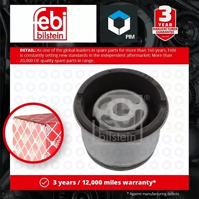 Axle Beam Mount Fits VAUXHALL VECTRA C Front 00 To 09 Suspension 00302568 Febi • $18.11