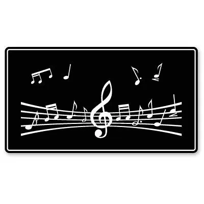 Musical Notes Car Vinyl Sticker - SELECT SIZE • $3.89