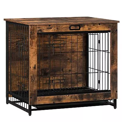 HOOBRO Dog Crate Furniture Decorative Dog Kennel Wooden Pet Furniture With ... • $89.99