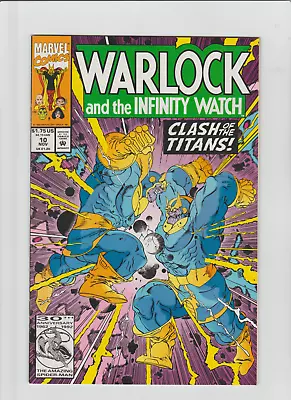 Warlock And The Infinity Watch #10 Starlin 1992 THANOS MAGNUS EPIC COVER VF/NM • $9.99