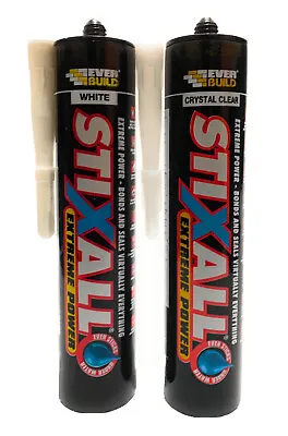 2 StixAll Grab Adhesive High Power Glue Work Underwater - 290ml Cartridge  • £18.89