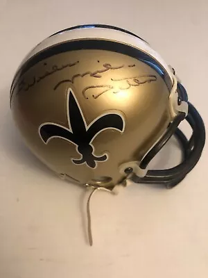 Mike Ditka Autographed Riddell New Orleans Saints Novelty Mini Helmet • $74.99