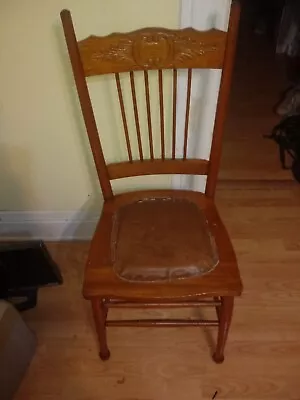 Antique Pressed Back Chair Chicago Chair Company • $28