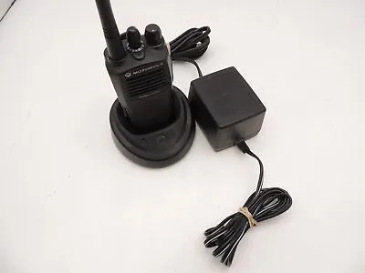 Motorola Radius CP150 16CH VHF 146-174MHz Radio NEW Battery W/ Charging Stand • $95