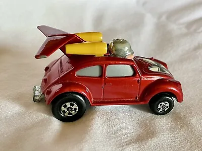 Matchbox Superfast No. 11 Flying Car Volkswagen Beetle Bug VW Red Vintage - NICE • $9.99