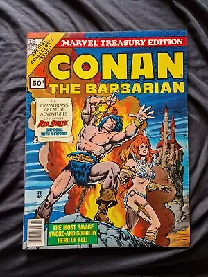 CONAN THE BARBARIAN Marvel Treasury Edition Vol. 1 No #15 1977 • £29.99