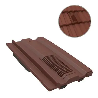 £43.99 • Buy Antique Red Mini Castellated Roof Tile Vent, Marley Ludlow Plus Redland Sandtoft