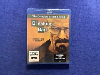 BREAKING BAD: THE COMPLETE FOURTH SEASON (BLU RAY) Brand New Sealed Region A • $29.95