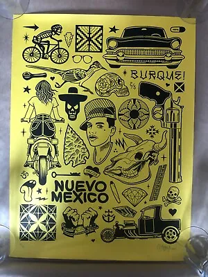 Mike Giant Nuevo Mexico Tattoo Flast Set Print Signed Numbered  • $149.19