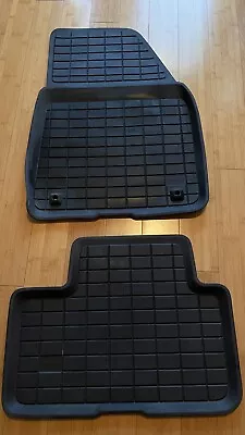 2 Genuine Volvo Rubber Floor Mats XC40 Black 31470948 1 Front 1 Back • $44