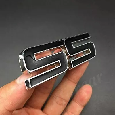 1x SS Trunk Rear Emblem For Impala Trailblazer Monte Carlo 10336980 Chrome Black • $9.34