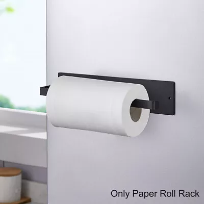 Kitchen Shelf Strong Magnetic Easy Install Towel Holder Paper Roll Rack • £15.92