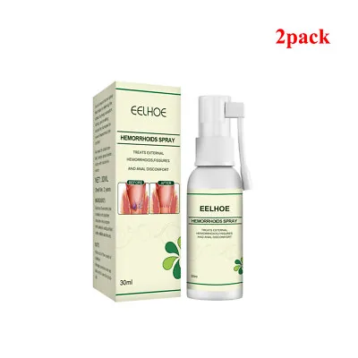 £6.17 • Buy 2Pack Natural Herbal Hemorrhoids Spray Treatment Fast Pain Relief 30ml Spray