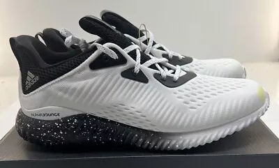 Adidas Men's Alphabounce 1 M Running Shoes HP2305 White Black NWD Free Shipping • $49.99