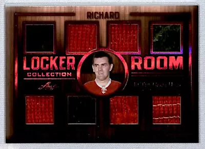 2019-20 Leaf ITG Used Locker Room Red Spectrum Maurice Richard Jersey/Glove /3 • $146.10