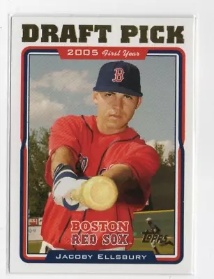 Jacoby Ellsbury Rc 2005 Topps Update #uh317 Draft Pick Rookie Boston Red Sox • $2.99