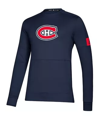 Montreal Canadiens Authentic Adidas Game Mode Medium Sweatshirt/Crew Shirt • $43.90