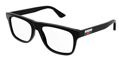 Gucci GG1117O 001 Black Sporty Rectangular Men's Eyeglasses • $132.99