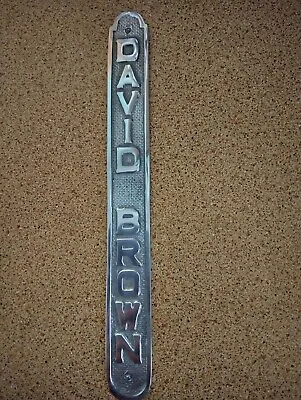 David Brown Tractor Cropmaster Etc Front Grill Badge New • £30
