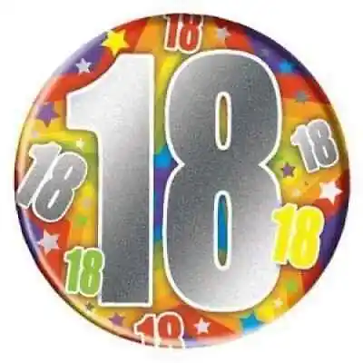 18 Today Massive Badge Size 150mm Birthdays Special Events ETB518 • £4.99