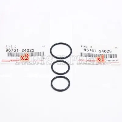 New Genuine Oem Toyota Lexus Is300 Gs300 Engine Coolant Pipe O-ring Set Of Three • $13.25