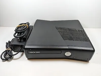 $69.99 • Buy Microsoft Xbox 360 Slim S TESTED NO HDD HARD DRIVE Model 1439 BLACK CONSOLE ONLY