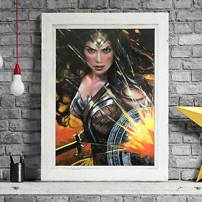 WONDER WOMAN - DC Comics Poster Picture Print Sizes A5 To A0 **FREE DELIVERY** • $19.95