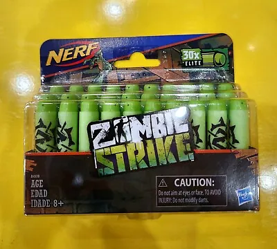 Official Nerf Gun Zombie Strike Dart Refill Pack 30 Foam Elite Ammo Bullets NEW • $9.99