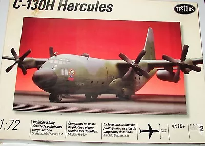 C-130H Hercules Plane 1:72 Model Kit New Unbuilt Testors • $17.99