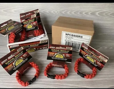 36 Military Grade Paracord Hiking Survival Bracelet Small 6 Boxes Of 6 • $7.69