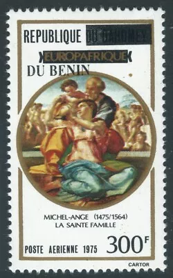 BENIN 2007 Mich 1446 Opt 300fr On 200fr Painting Unmounted Mint. Cat 35 Euros • $14.93