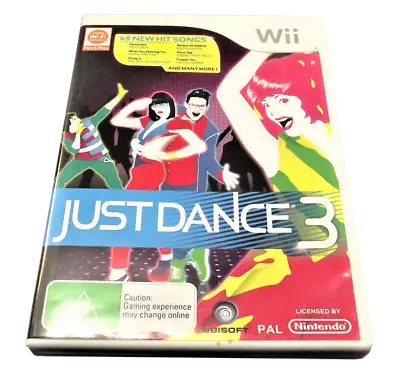 Just Dance 3 Nintendo Wii PAL *Complete* Wii U Compatible • $19.90