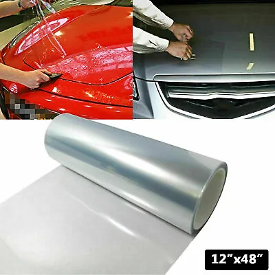 $9.88 • Buy Roll Of Clear Bra Front Hood Edge Chip Protection Film Vinyl Wrap Sheet Cover